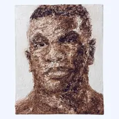 『MIKE』マイク・タイソン油彩絵画F3キャンバス