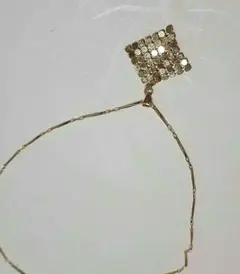 ゴールド ダイヤモンド型 ネックレス