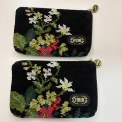 FEILER 花柄ポーチ 2個セット