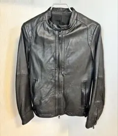 ABAHOUSE ラムレザー　シングルライダース　ジャケットのサムネイル