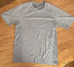 グレー Mサイズ メッシュTシャツ: ドライEXクルーネックTシャツ