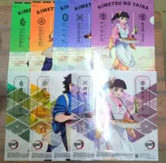 鬼滅の刃 A4クリアファイル全5種 クリアポスター全5種 セブン 計10枚