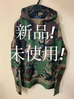 新品未使用　ポロラルフローレン　迷彩カモフラージュ柄パーカー