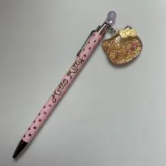 ハローキティ　キティ　キラキラ　ボールペン　平成　レトロ