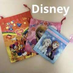 Disneyディズニー 巾着3点セット