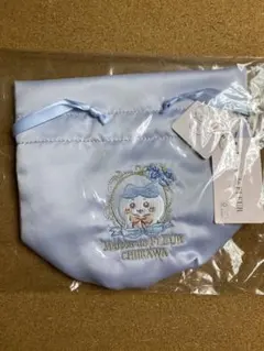 ちいかわ Maison de FLEUR 刺繍 巾着 ハチワレ