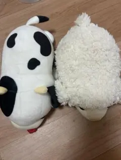 ぬいぐるみ　牛　羊　ハッピーズー　ハッピーファーム