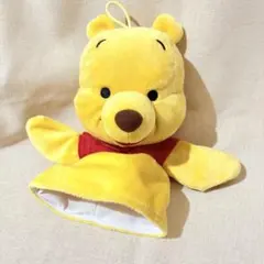 プーさん　ぬいぐるみ　キーホルダー　ストラップ　パペット　指人形