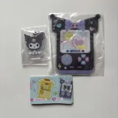 サンリオ　PVCクリアケースつきアクリルチャーム　ゲーム機デザイン　クロミ