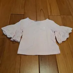 ポロラルフローレン　ピンク　フリル袖Tシャツ　2T 95サイズ