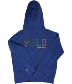 POLO フード付きパーカー 紺色