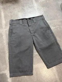 【希少ロゴ】【極美品】Dickies 874型 ハーフパンツ ヘザーグレー