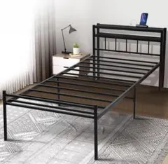 新品未開封 スチール製シングルベッドフレーム