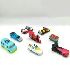 【廃盤レア含】トミカ・ドリームトミカほか ミニカー8台セット ディズニー好きに！