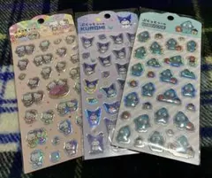 M♡SANRIOサンリオ♡…キティークロミハンギョドンぷくっとシール3点セット