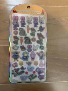 ズートピア コットンパフィーシール