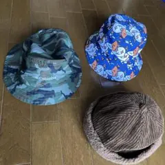 Columbia 迷彩 バケットハット　猫柄のバケットハット