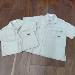 最終値下げbranshes 半袖シャツ 90・120 セット　お揃い