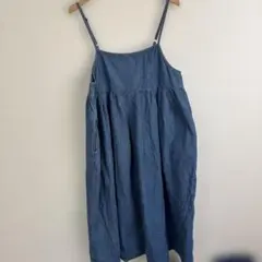 デニムキャミソールワンピース
