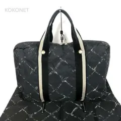 CHANEL シャネル 旧トラベルライン ボストンバッグ バッグ ブラック 黒のサムネイル