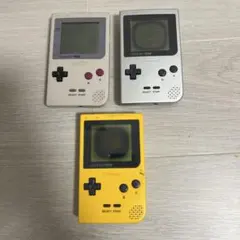 ジャンク　任天堂　ゲームボーイポケット　動作未確認3台