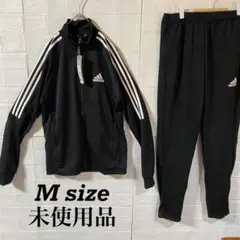 【未使用タグ付】アディダス　セットアップトラックジャケット　ブラック
