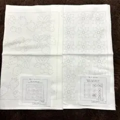 ホビーラホビーレ刺し子布 ミックスベリー・花ぐるま