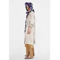 ZARA ザラ　フルイド　トレンチコート　スプリングコート　M