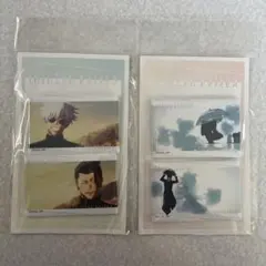 呪術廻戦　懐玉・玉折　場面写　OP ED スクエア缶バッジ2個セット