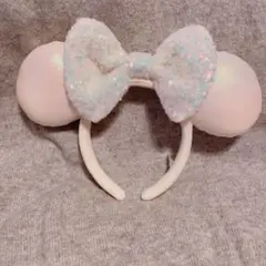 ディズニー カチューシャ ミッキーバルーン ホワイト