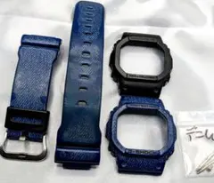 G-SHOCK 純正5600系ベゼルセット(デニムカラー)使用感結構あり