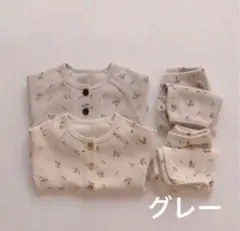 新品未使用 韓国子供服 セットアップ ルームウェア ワッフル 送料無料