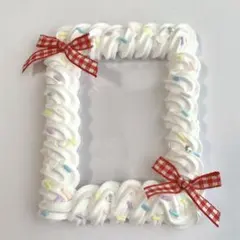 【No.335】ホイップデコケース B8 トレカケース ソフトクリーム風 レッド