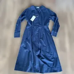 ユニクロ　Uniqlo U コットンツイルシャツワンピース