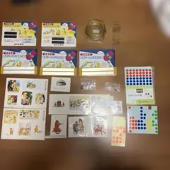 シールセット 特にフクロウのシール可愛いです！andゴールドリボン