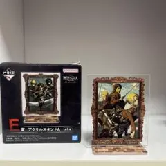 1番くじ　進撃の巨人　〜壁の外の世界〜 E賞アクスタ　アニ　ライナー　ベルトルト