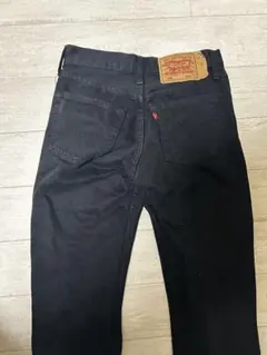 Levi's ブラック ストレートデニム