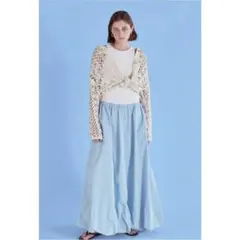 searoomlynn Nylonボリュームバルーンスカート　ブルー　Sのサムネイル