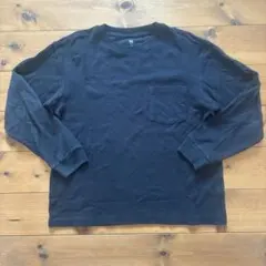 美品　UNIQLO ユニクロ　長袖　ロンT 150 キッズ　黒