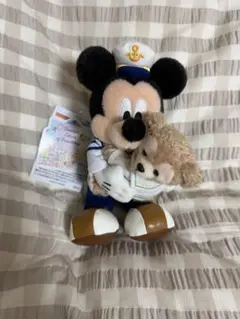 ハートフェルトレターズオブフレンドシップ ぬいぐるみバッジ ダッフィー ミッキー