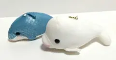 イルカ　ぬいぐるみ　マスコット　海の生き物　白イルカ
