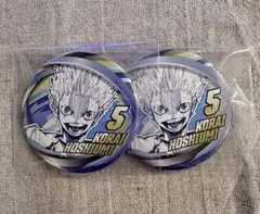 ハイキュー!! FUNパーク 星海光来 缶バッジ 2点セット