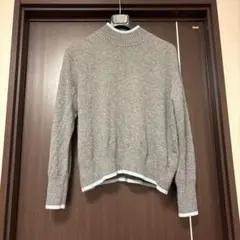 高島屋 洗えるカシミア100% ハイネックセーター