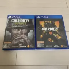 CALL OF DUTY WWII+ BLACK OPS 4２本セットＰＳ４