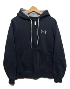 ★ UNDER ARMOUR スウェット フルジップ パーカー 黒