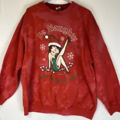ベティ・ブープ クリスマス スウェットサイズXLビンテージ