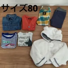 男の子　まとめ売り　babygap デニム　チェック　西松屋　80  ズボン