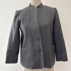 美品　エイディーアデンダ　レナウン　ノーカラー　ジャケット　Lサイズ相当のサムネイル