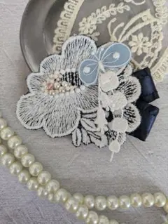 ミナペルホネン　ハンドメイド　457 ブローチ