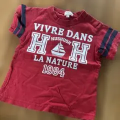 HusHusH キッズ Tシャツ レッド 90cmのサムネイル
